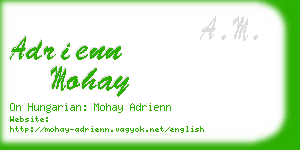 adrienn mohay business card